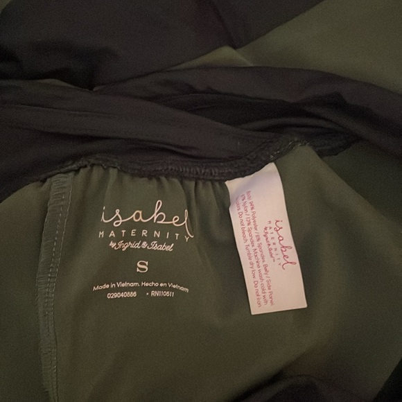 Green maternity joggers - Picture 5 of 5